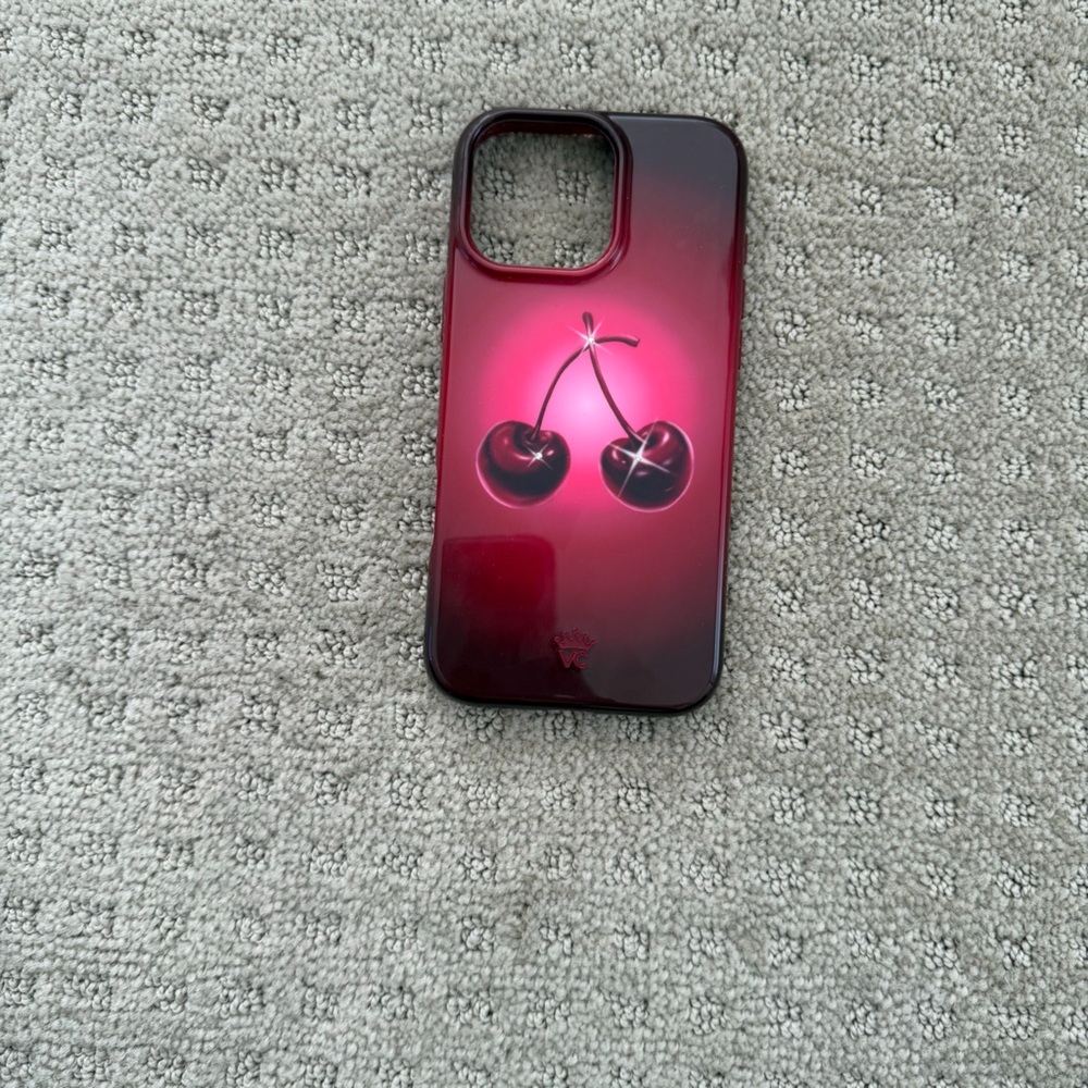 Velvet Caviar Black Cherry Crystal IPhone Case iPhone 16 Pro Max